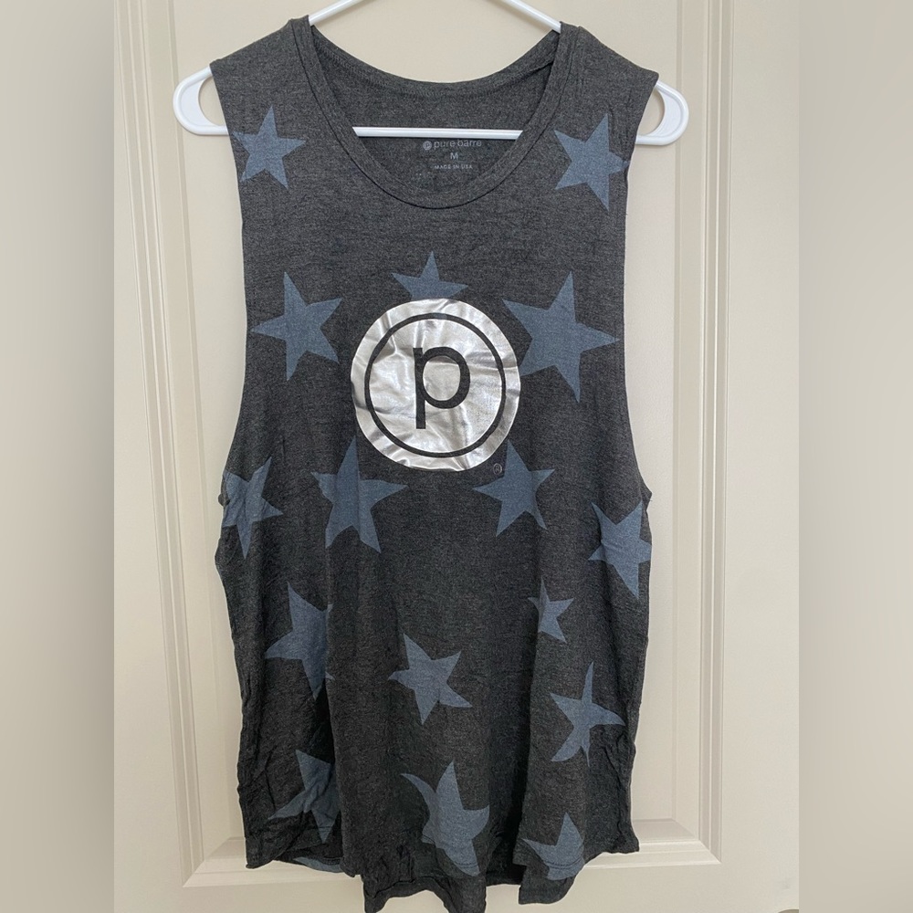 Starry Silver Pure Barre Logo Tank